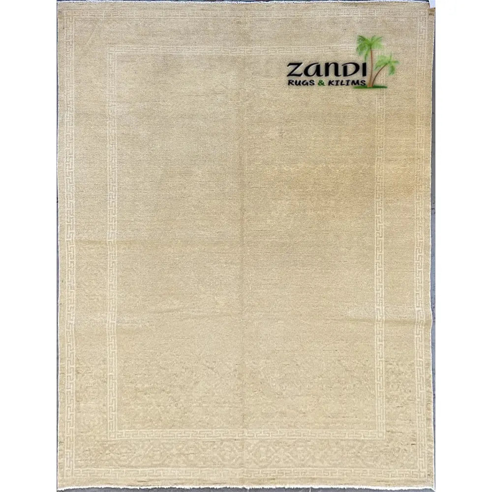 One Of The Kind Afghani Khotan Rug 9'2" x 6'6" zandirugs